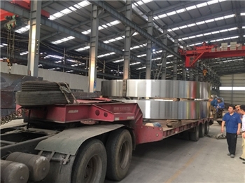 活性炭轉(zhuǎn)爐滾圈發(fā)貨現(xiàn)場